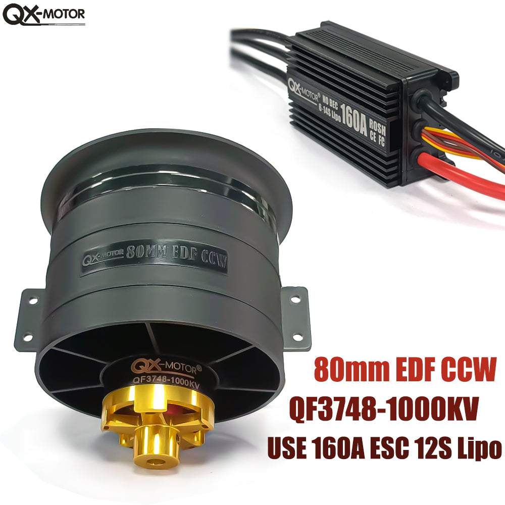 thumbnail image 2 of Banana Hobby. XFly 80mm Ducted Fan  12-blade  W/3280-KV2200 Motor  6S Version Xf Dfs006 2 of 10