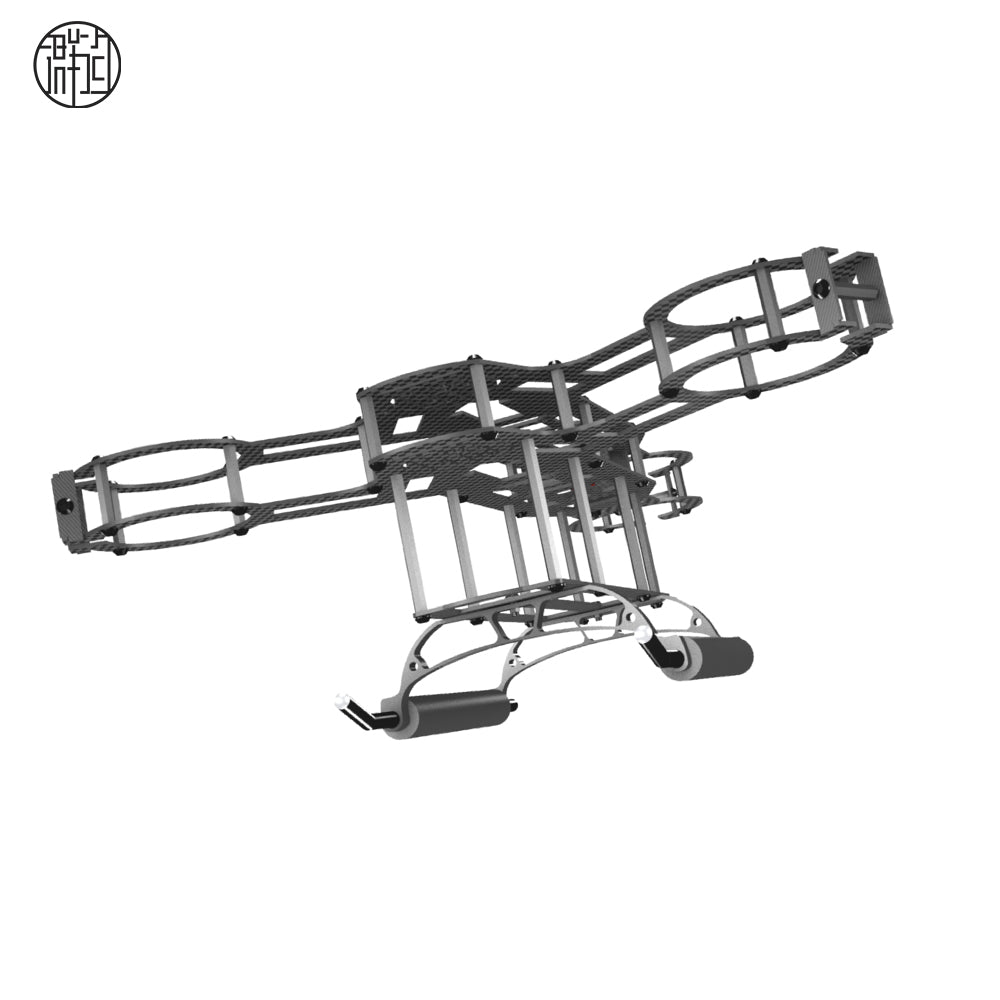 QUNXI 3KFull Carbon Fiber 3-axis aircraft Frame Kit with dedicated servo For Remote control toy parts