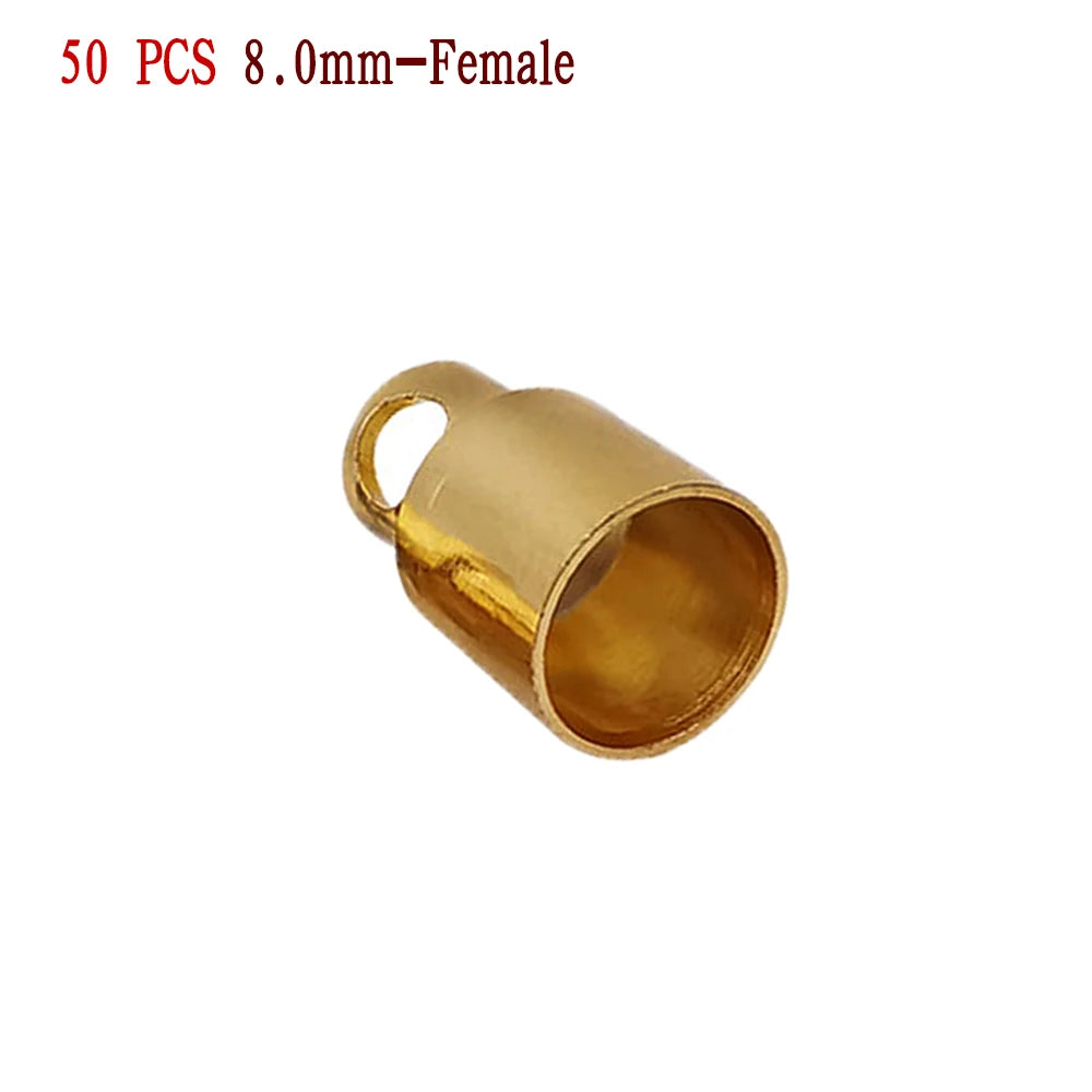 Amass 20/50/100Pairs 5.5mm 6mm 8mm Male Female Bullet Banana Plug Connector for Lipo Battery ESC Motor Remote control toy parts