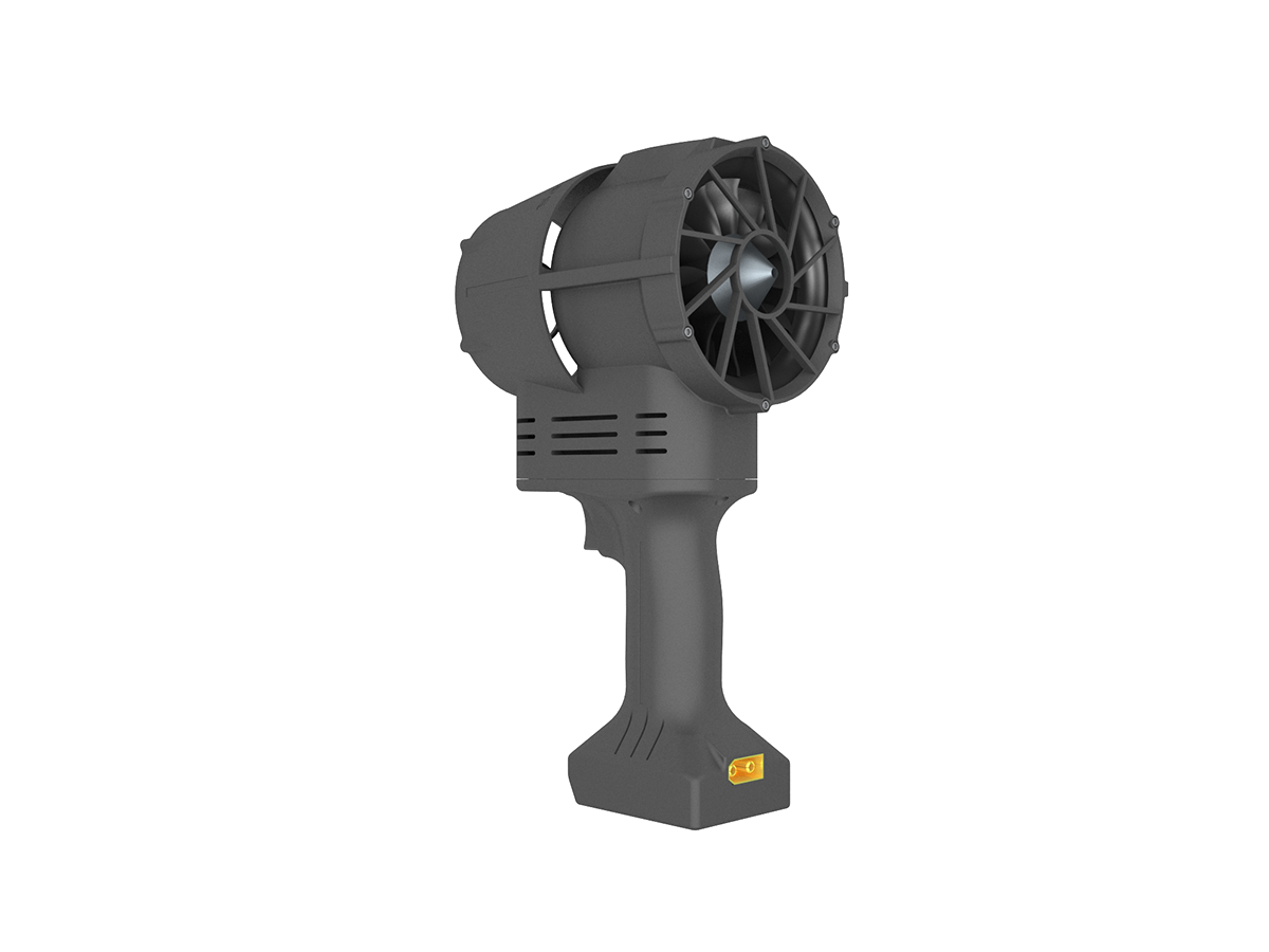 QX-MFLU 4300g Turbojet Violent Fan Portable Jet Powerful Industrial Fan for Snowblowing Construction Site Brick Blowing 90mm blade
