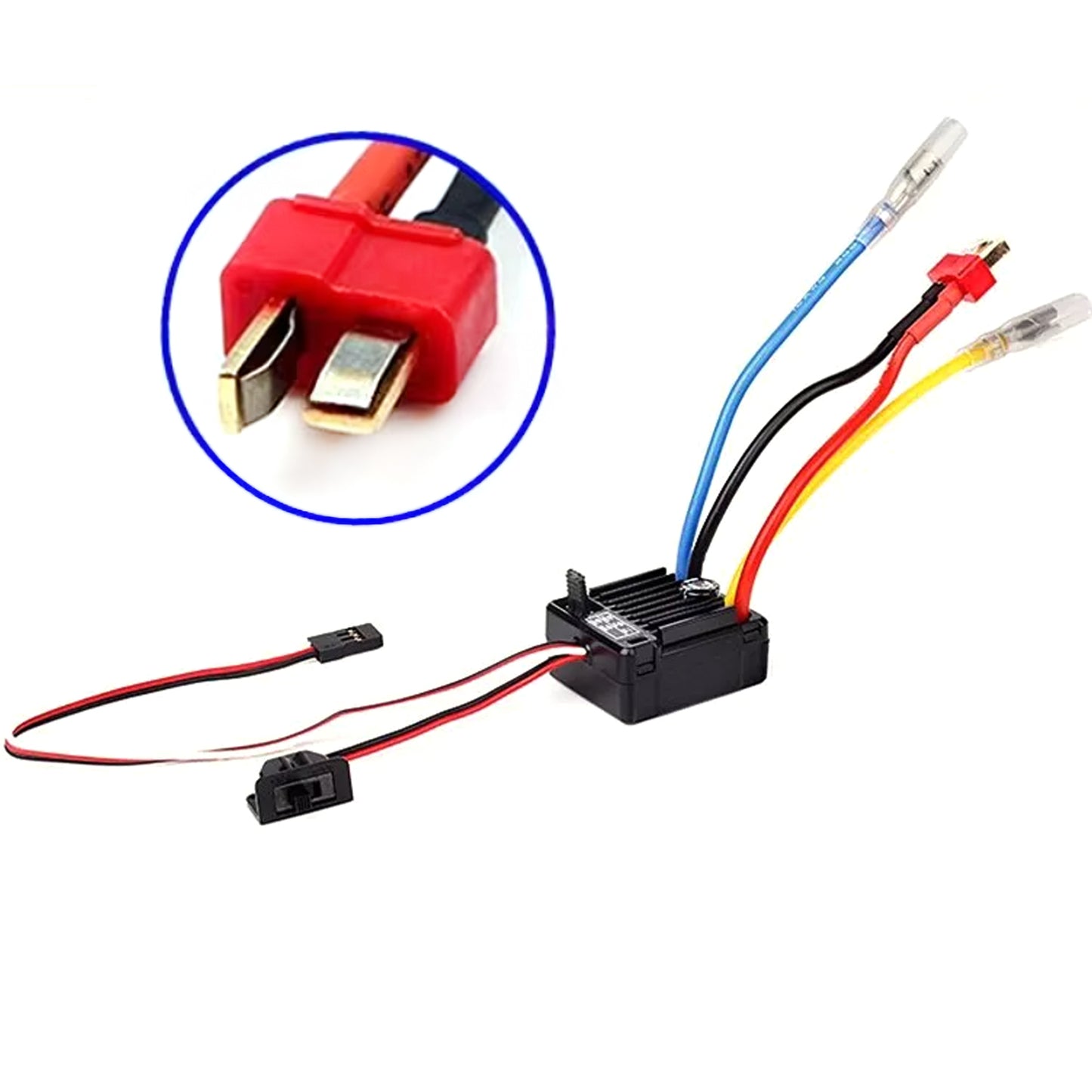 Hobbywing Quicrun WP-1060-RTR 2-3S 60A Waterproof Brushed ESC W/BEC 6V/3A for 1/10 RC Tamiya Traxxas Redcat HPI RC Car Parts