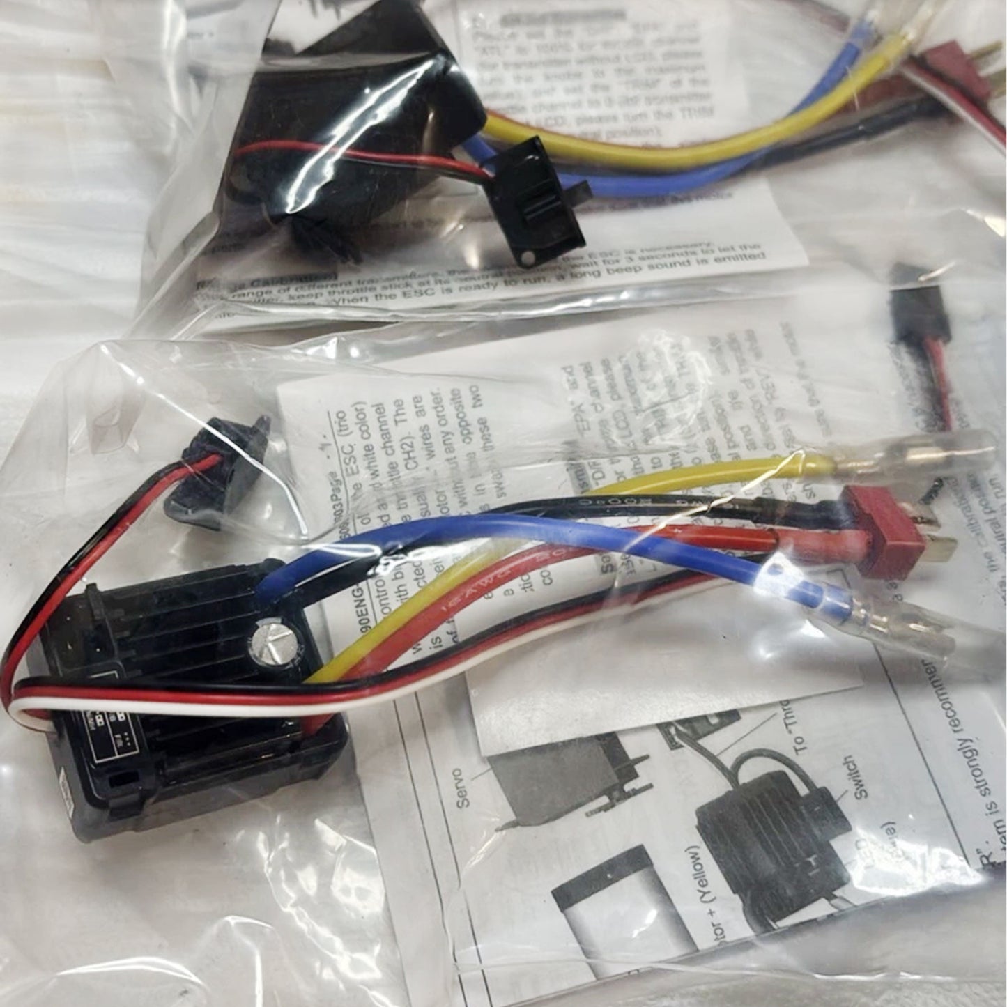 Hobbywing Quicrun WP-1060-RTR 2-3S 60A Waterproof Brushed ESC W/BEC 6V/3A for 1/10 RC Tamiya Traxxas Redcat HPI RC Car Parts