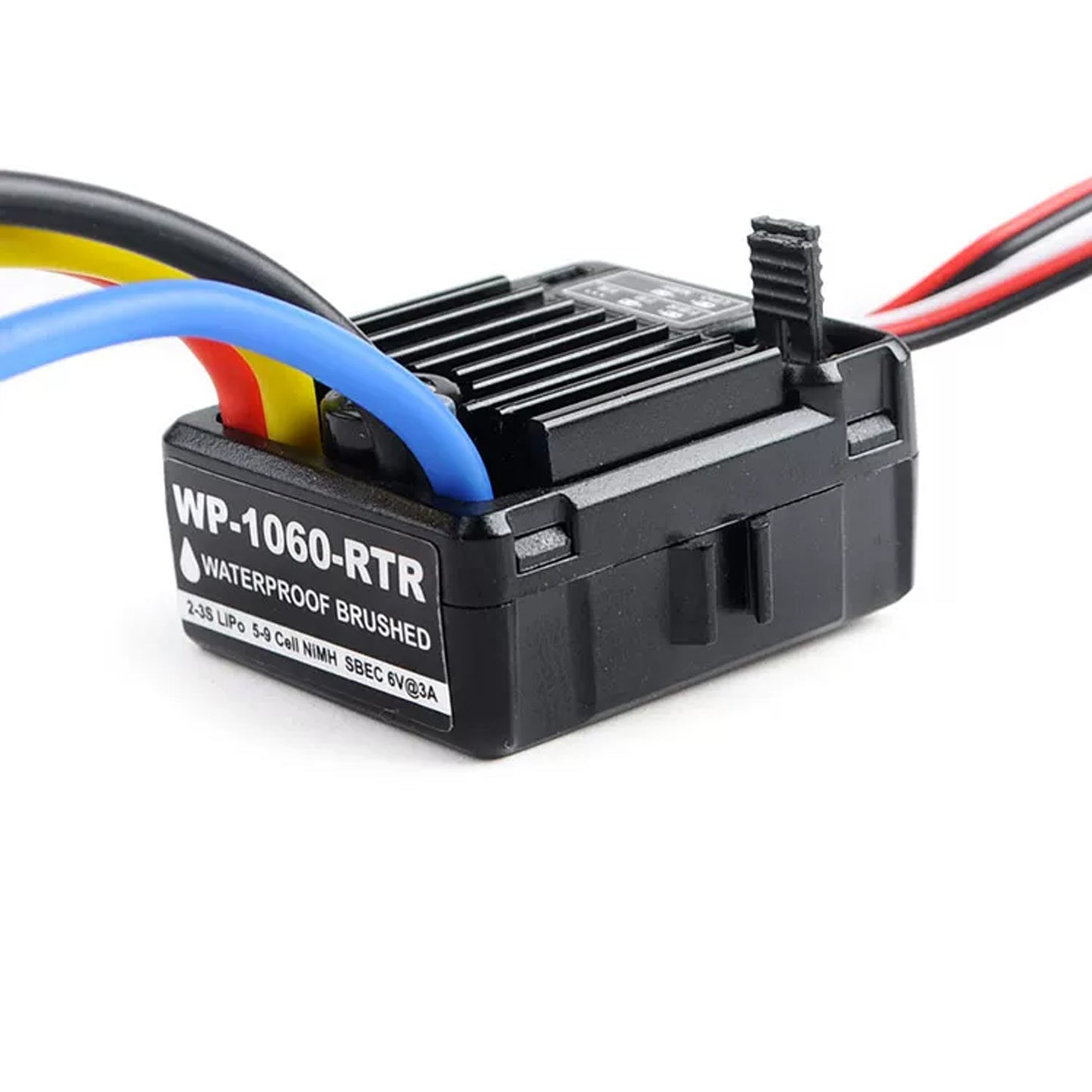 Hobbywing Quicrun WP-1060-RTR 2-3S 60A Waterproof Brushed ESC W/BEC 6V/3A for 1/10 RC Tamiya Traxxas Redcat HPI RC Car Parts