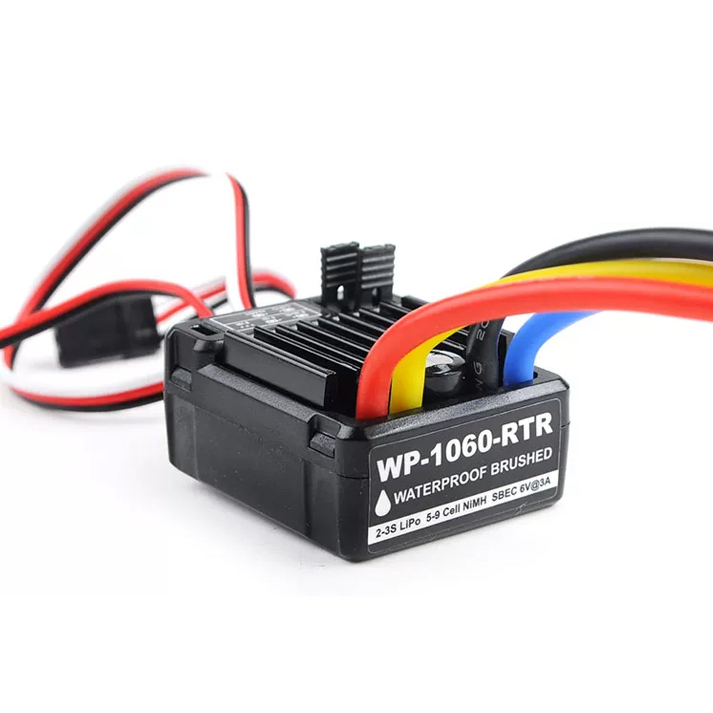 Hobbywing Quicrun WP-1060-RTR 2-3S 60A Waterproof Brushed ESC W/BEC 6V/3A for 1/10 RC Tamiya Traxxas Redcat HPI RC Car Parts