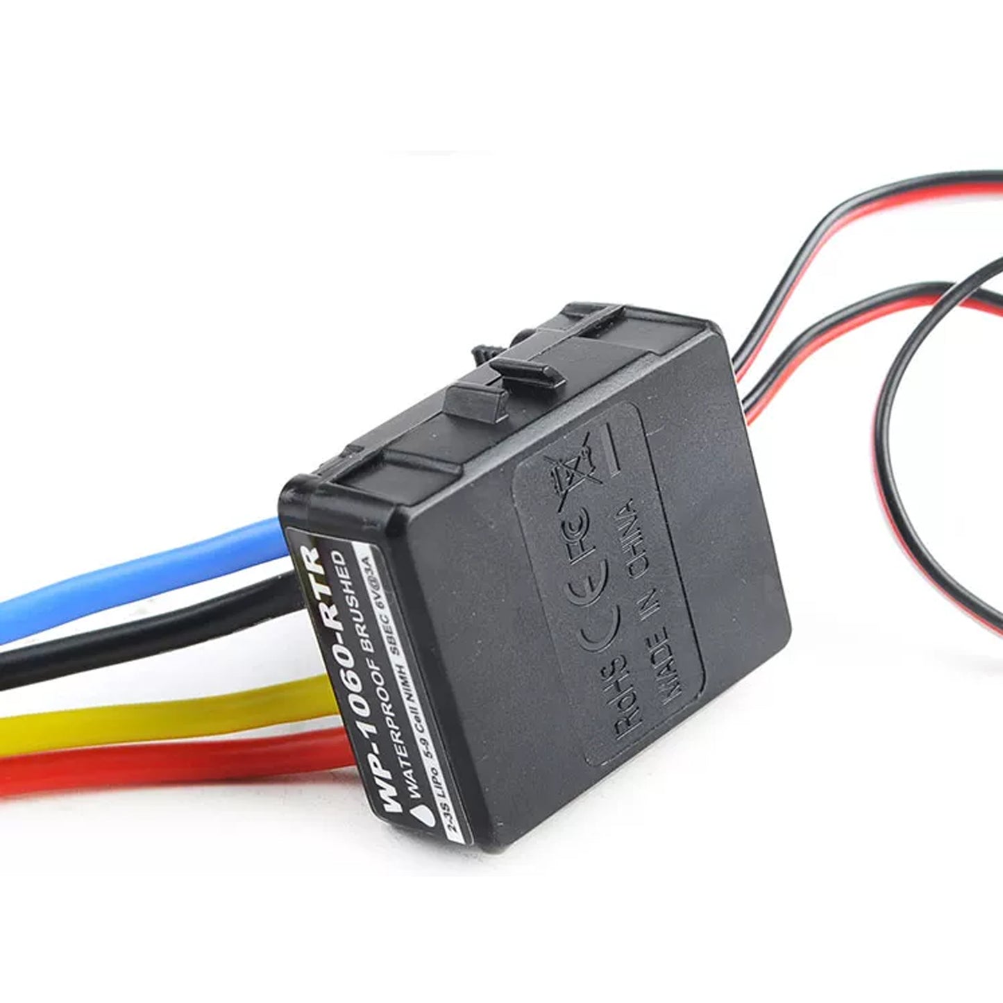 Hobbywing Quicrun WP-1060-RTR 2-3S 60A Waterproof Brushed ESC W/BEC 6V/3A for 1/10 RC Tamiya Traxxas Redcat HPI RC Car Parts