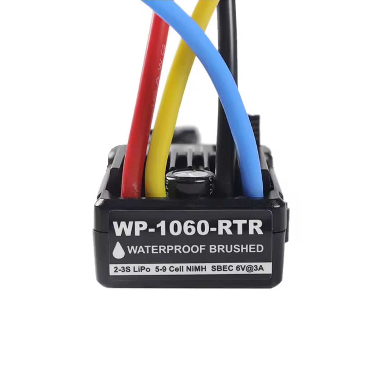Hobbywing Quicrun WP-1060-RTR 2-3S 60A Waterproof Brushed ESC W/BEC 6V/3A for 1/10 RC Tamiya Traxxas Redcat HPI RC Car Parts