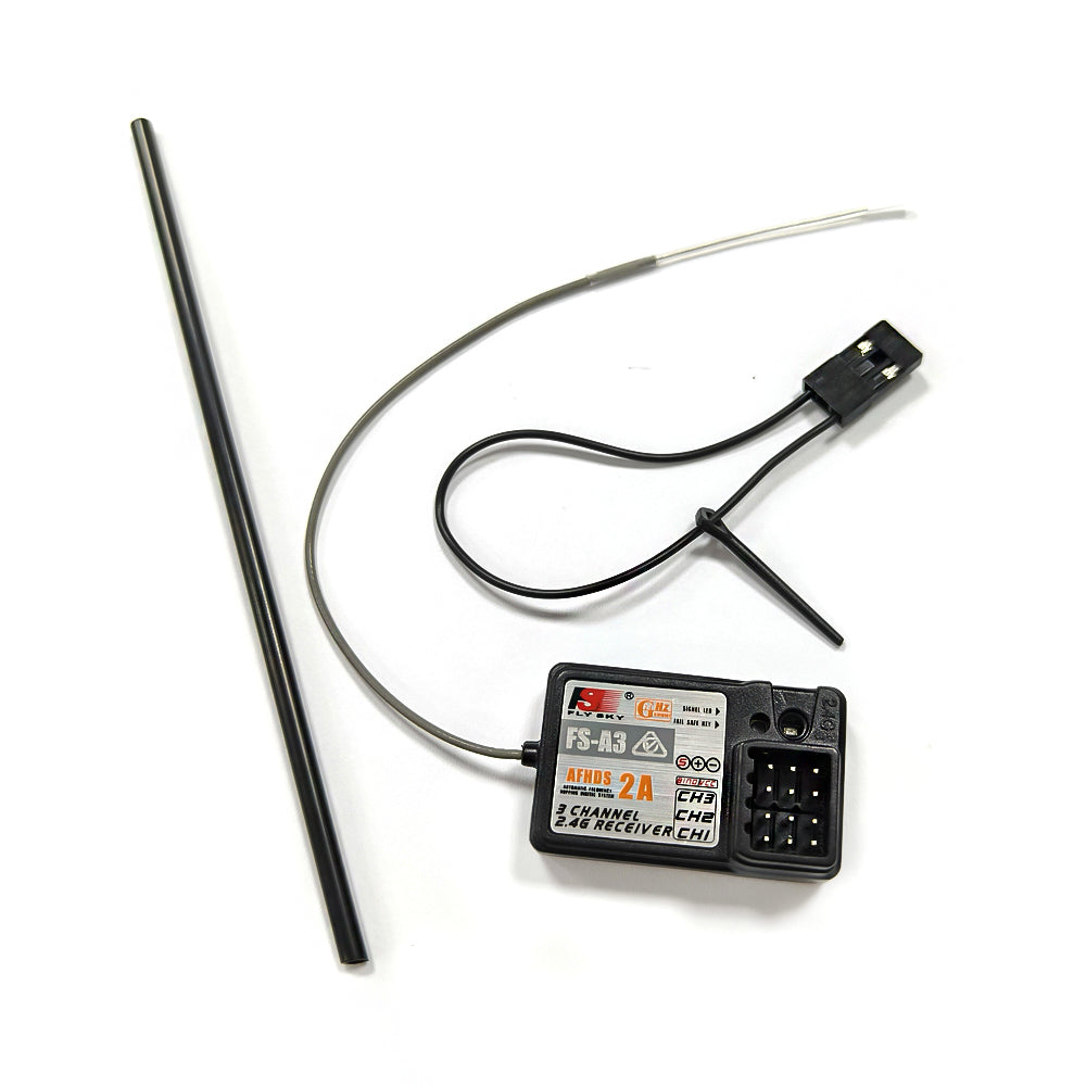 Flysky FS-GT2E Remote Control 2A 2.4ghz 2CH Radio System Transmitter with FS-A3 Receiver for RC Car Boat