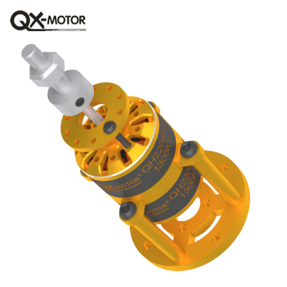 QX-MOTOR QH2208-V2 1300kv coaxial dual propeller brushless motor, paired with 8045 9047 propeller, suitable for toy accessories