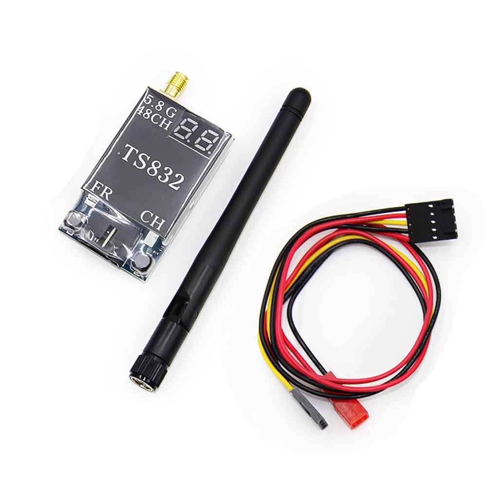 48CH 5.8G 600mw 5km Wireless AV Transmitter TS832 +1000TVL Camera for RC Multirotor Helicopter Quadcopter Multiaxis Drone Fixed-wing Parts