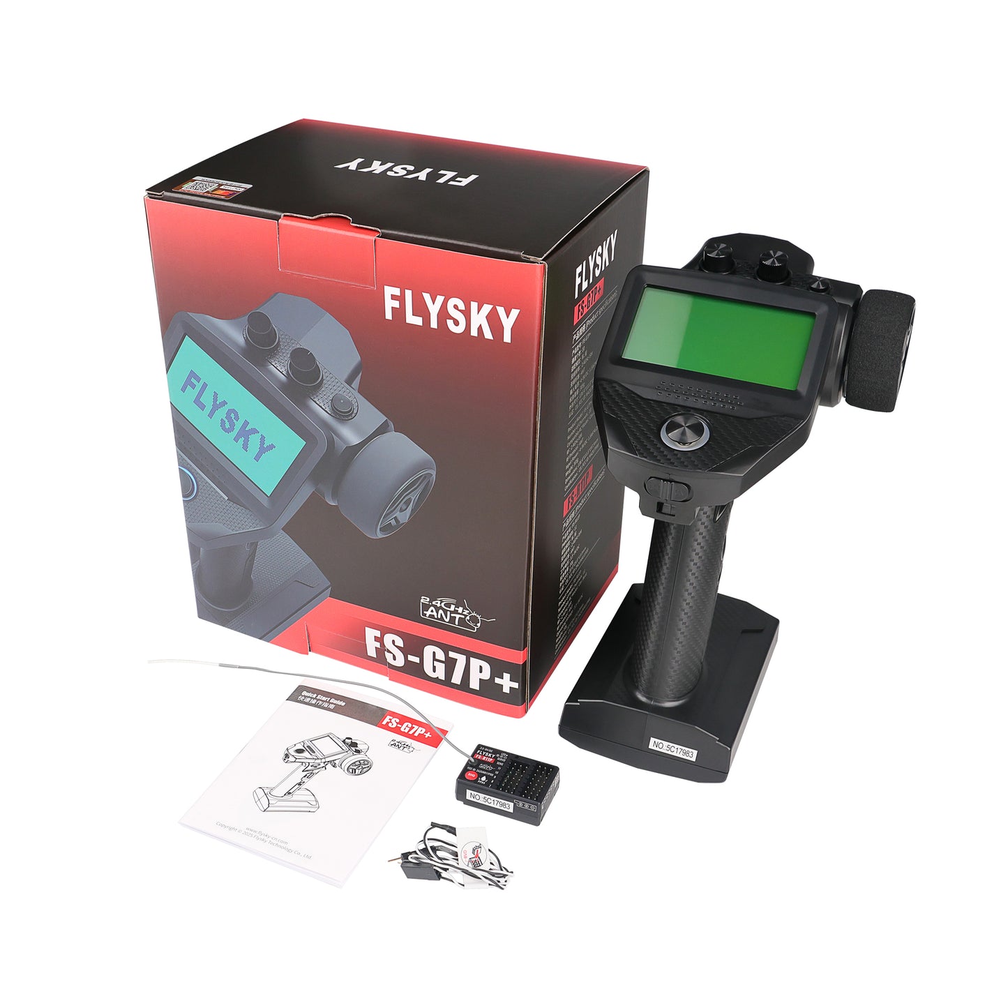 FLYSKY remote control G7P+ 10CH ANT Protocol Radio Transmitter PWM PPM I-BUS SBUS Output with FS-R11D Receiver for RC Car Boat