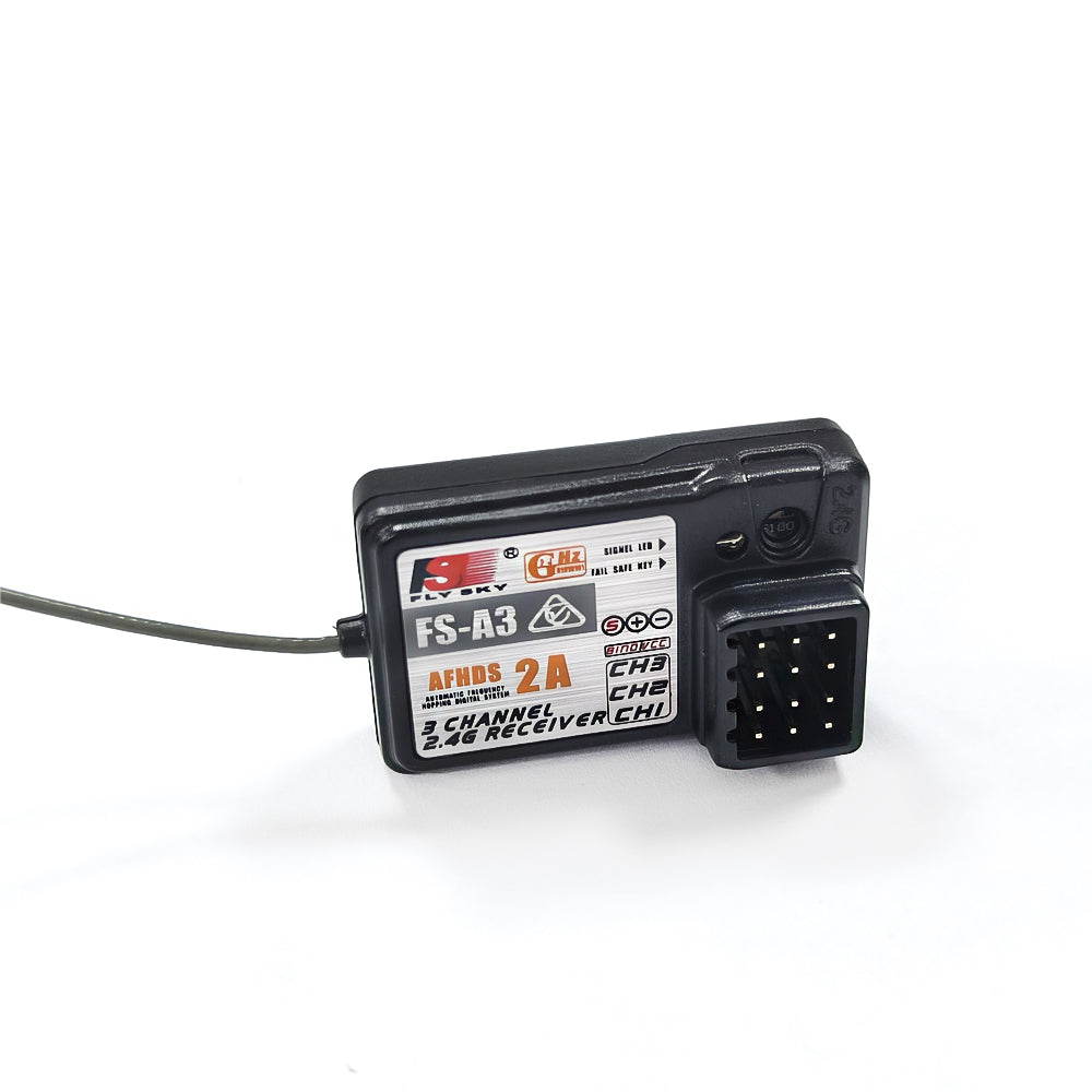 Flysky FS-GT2E Remote Control 2A 2.4ghz 2CH Radio System Transmitter with FS-A3 Receiver for RC Car Boat