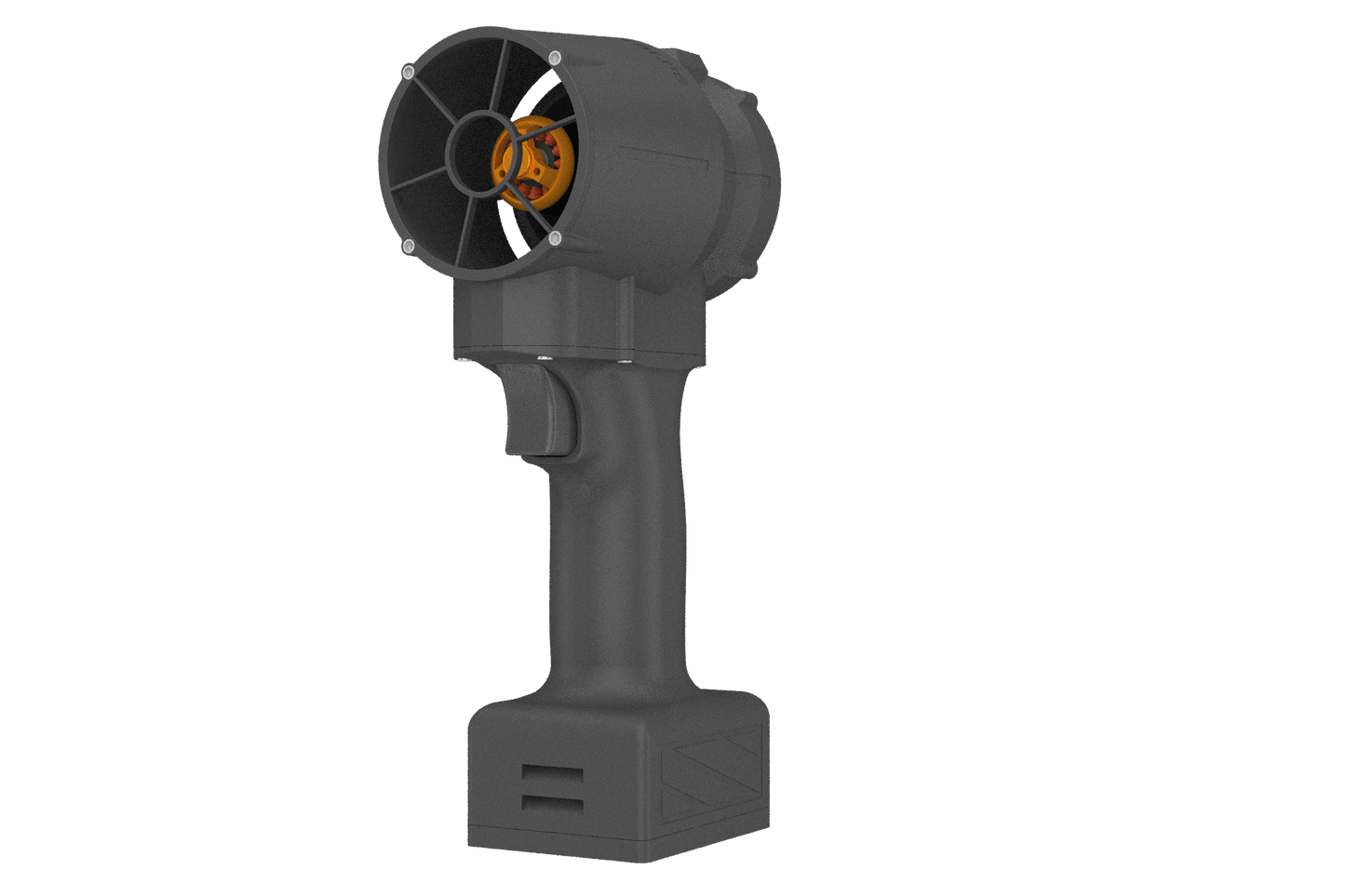 QX-MFLU 50mm high-power turbo motor blower, used for dust water dust snow removal, portable handheld industrial powerful fan standard version