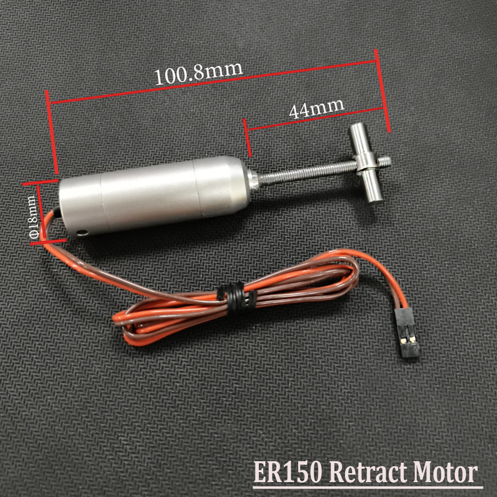 ER150 M4 12-17KGS / ER120 M3 M4 4-8KGS / ER200 M4 17-30KGS Retract Motor for JP Hobby Jet Plane Full Metal Electric Retract For DIY RC Jet Plane Parts