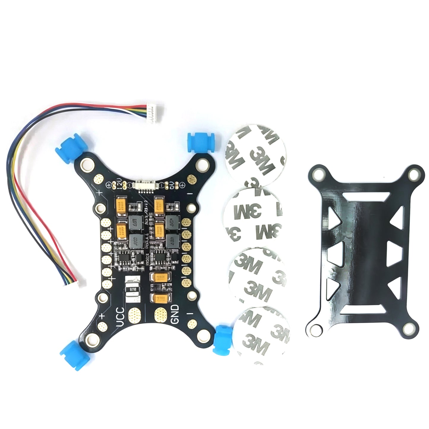 APM PX4 5 in 1 Damping Plate PDB Super Shock Absorber Integrated Power Module ESC Distribution Board 5V & 12V BEC