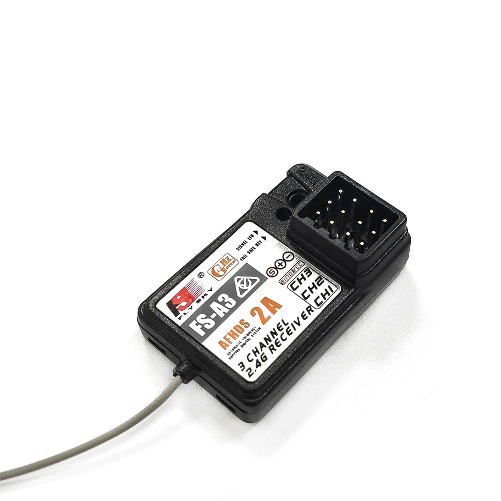 Flysky FS-GT2E Remote Control 2A 2.4ghz 2CH Radio System Transmitter with FS-A3 Receiver for RC Car Boat