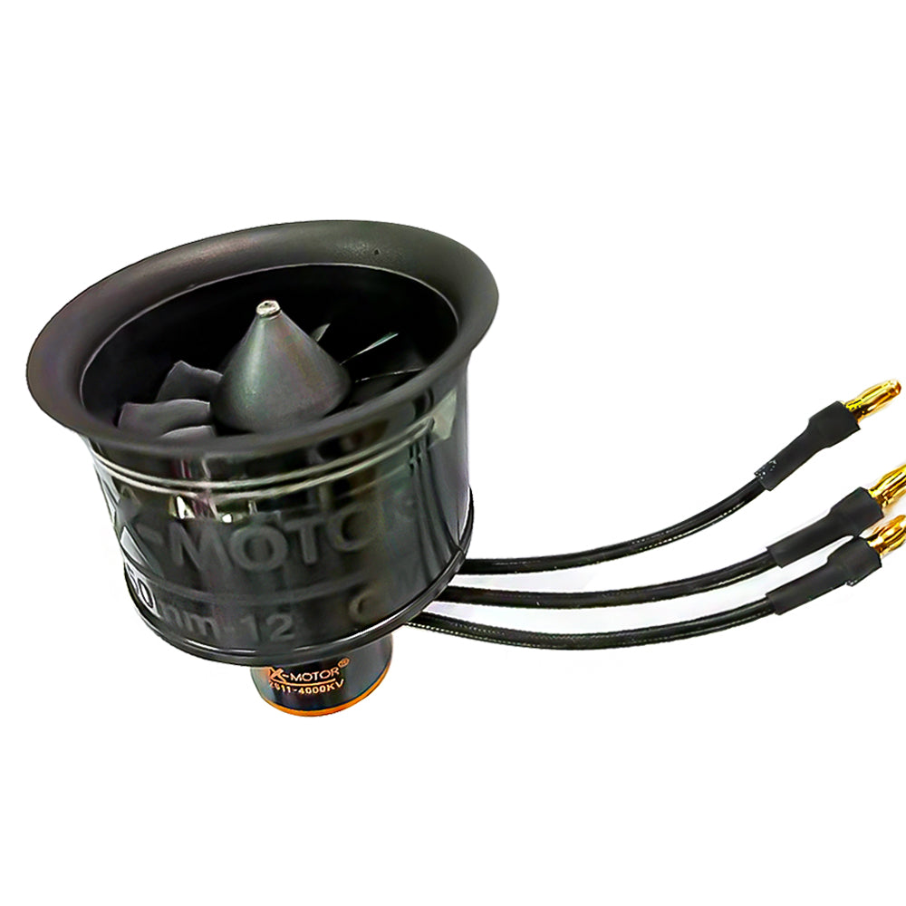 QX-motor 50mm EDF 12 blades Ducted fan CW CCW with QF2611 Brushless mo ...