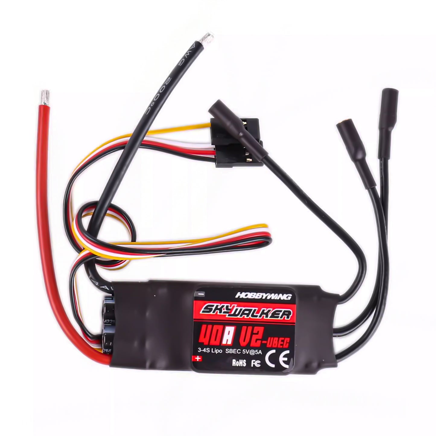 Hobbywing Skywalker 40A 50A 60A 80A 15A 20A 30A 100A 120A V2 ESC Speed Controller With UBEC For RC Airplanes Helicopter