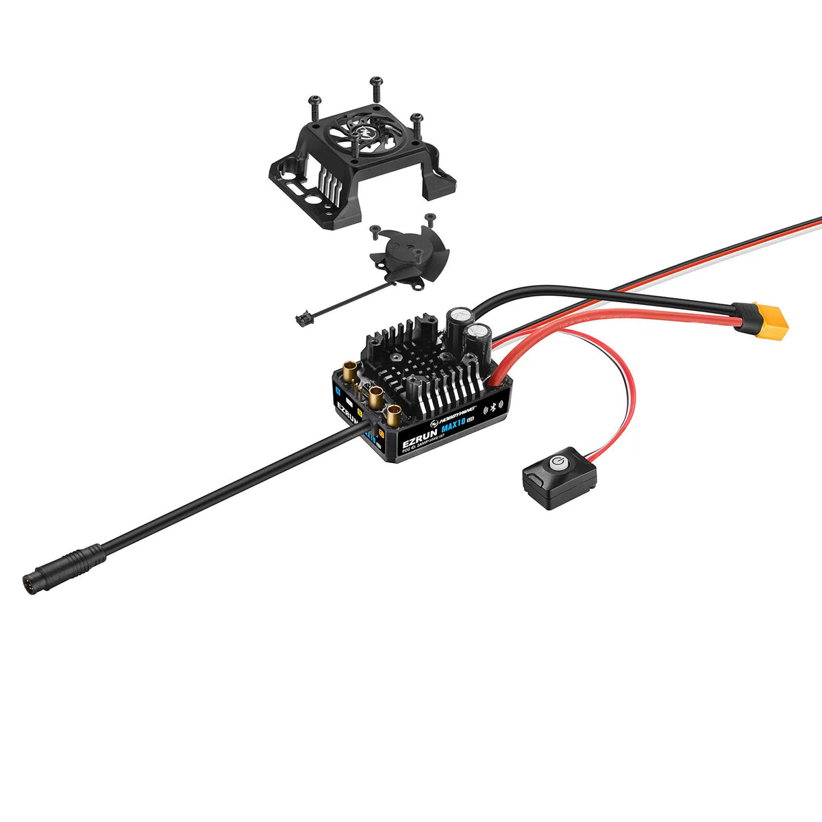 Hobbywing EZRUN MAX10 G2S Waterproof RC Brushless ESC 80A 140A and 3652SD 3665 G3 Motor 2-3S for 1/10 RC Off-Road On-Road Buggy Monster Cars