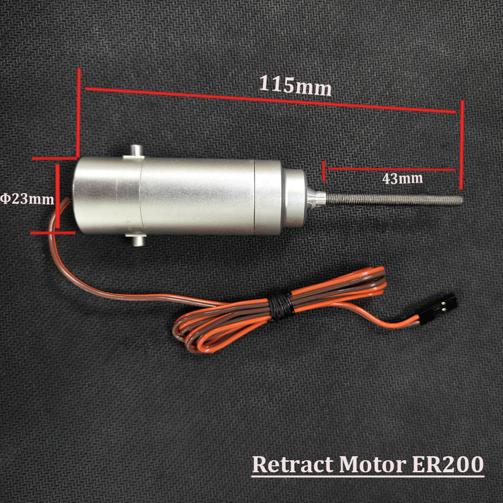 ER150 M4 12-17KGS / ER120 M3 M4 4-8KGS / ER200 M4 17-30KGS Retract Motor for JP Hobby Jet Plane Full Metal Electric Retract For DIY RC Jet Plane Parts