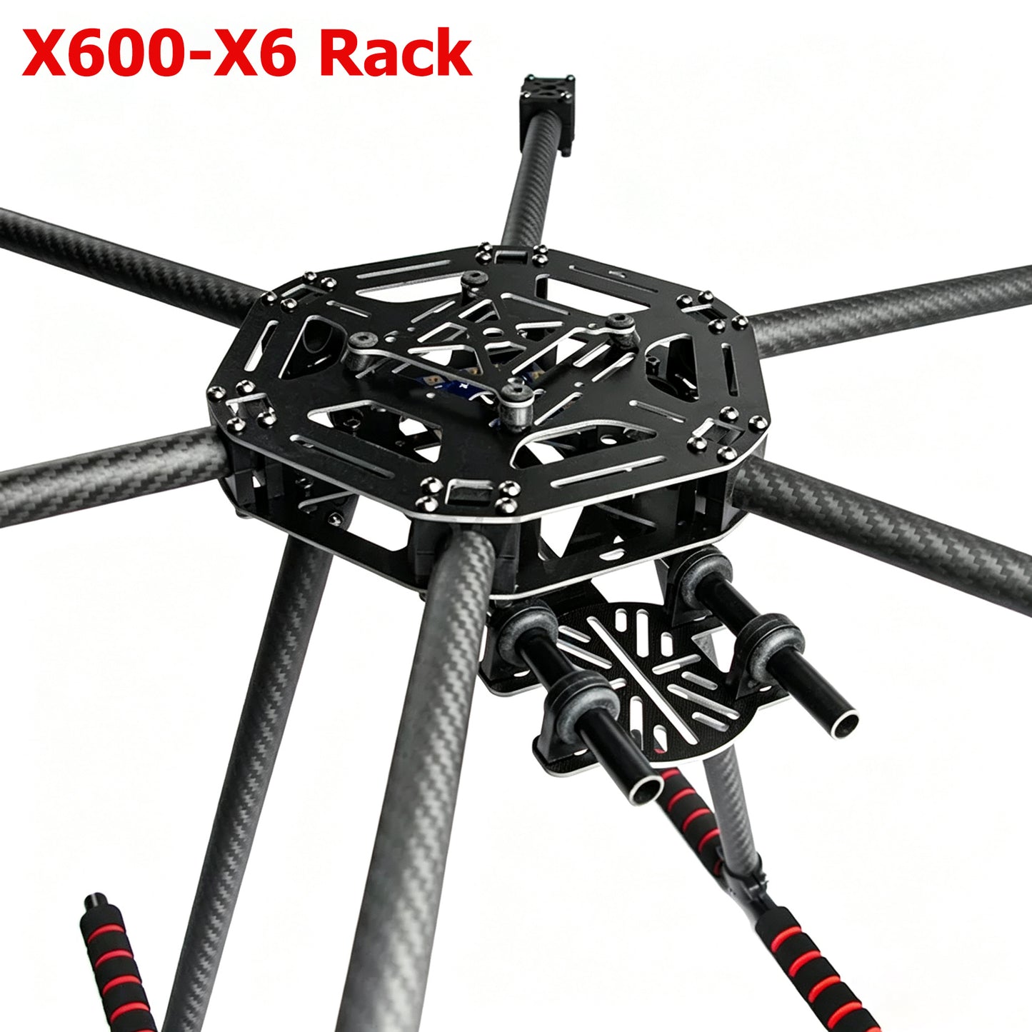 FPV Frame X6-X600 600mm Hexacopter Framework with Carbon Fiber Landing for RC Multicopter S550 SK500 Upgraded Version