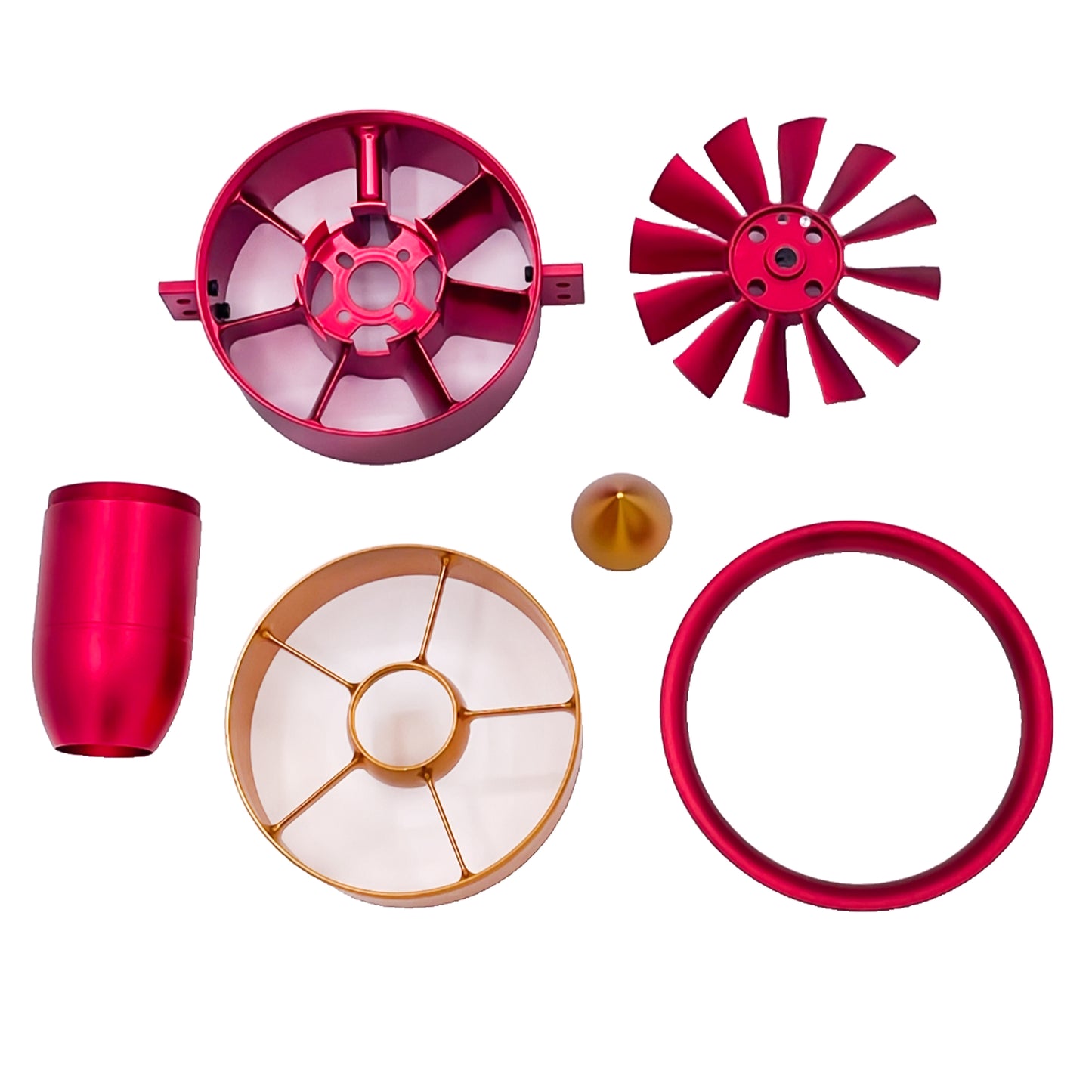 JP 70mm JP 80mm All-Metal EDF JP Metal Ducted 70mm 80mm Fan EDF Set Parts 12 Blade Motor Electric for RC Airplane Model Parts