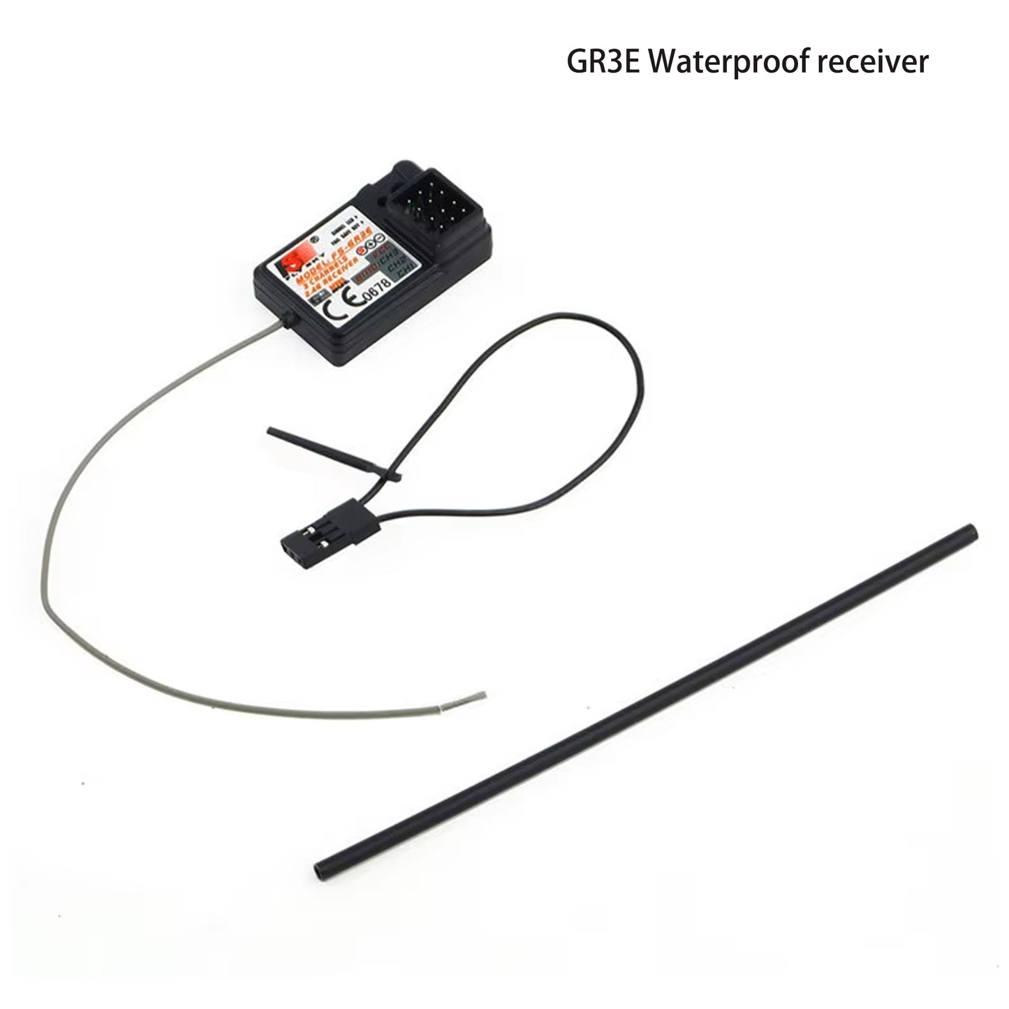 FLYSKY FS-GT2B GT2B 2.4G 3CH Radio Transmitter with GR3E Receiver 3.7V Battery USB Cable for RC Car Boat Toys RC Parts