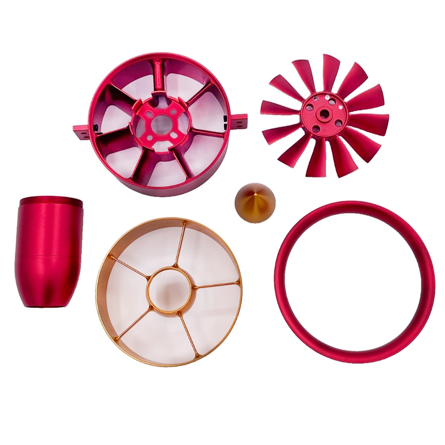 JP 70mm JP 80mm All-Metal EDF JP Metal Ducted 70mm 80mm Fan EDF Set Parts 12 Blade Motor Electric for RC Airplane Model Parts