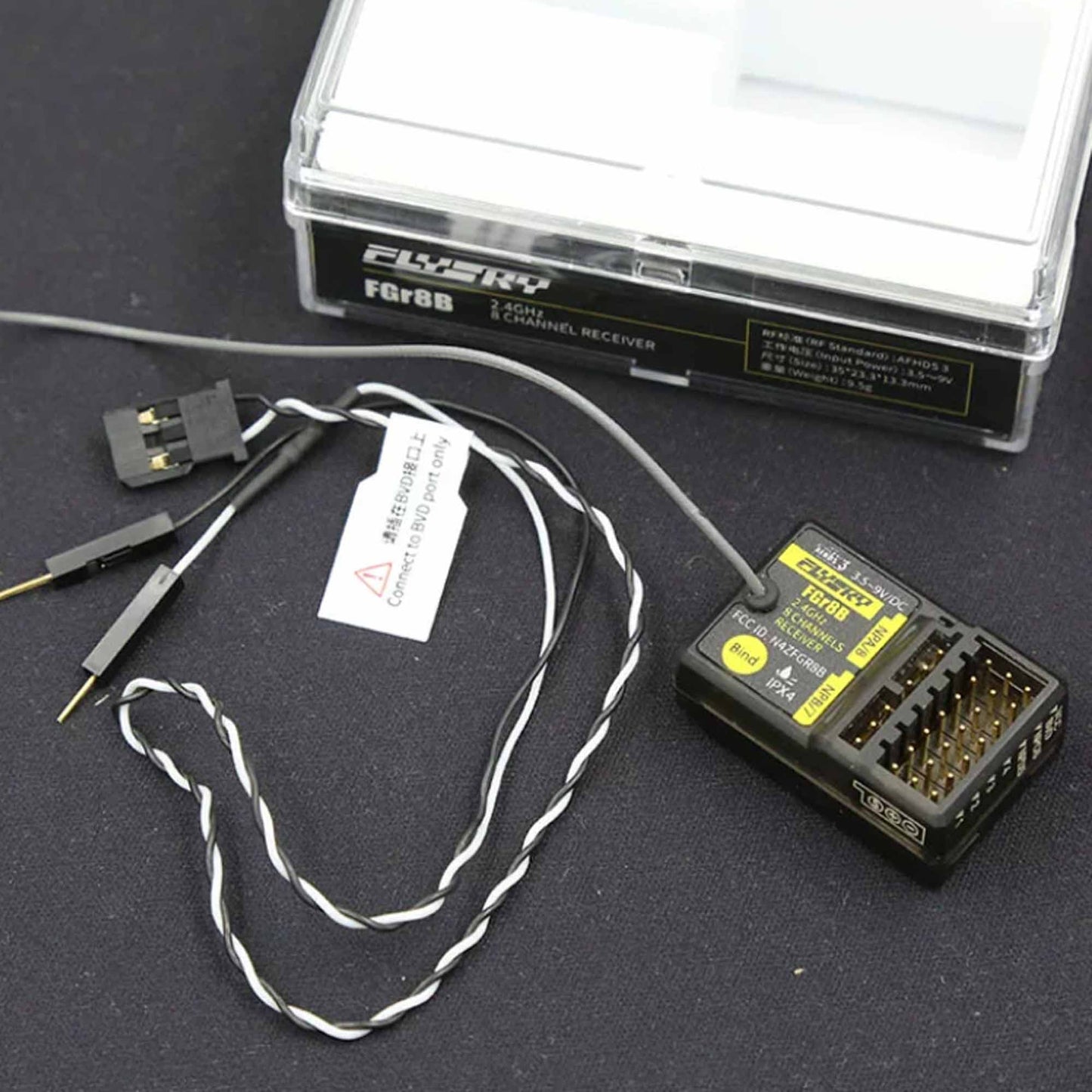 FLYSKY FGR4B FGR8B FGr12B 2.4GHz 8/12CH Receiver PWM PPM Ibus for AFHDS3 NB4 / PL18 / FRM302 RC Vehicle / Ship