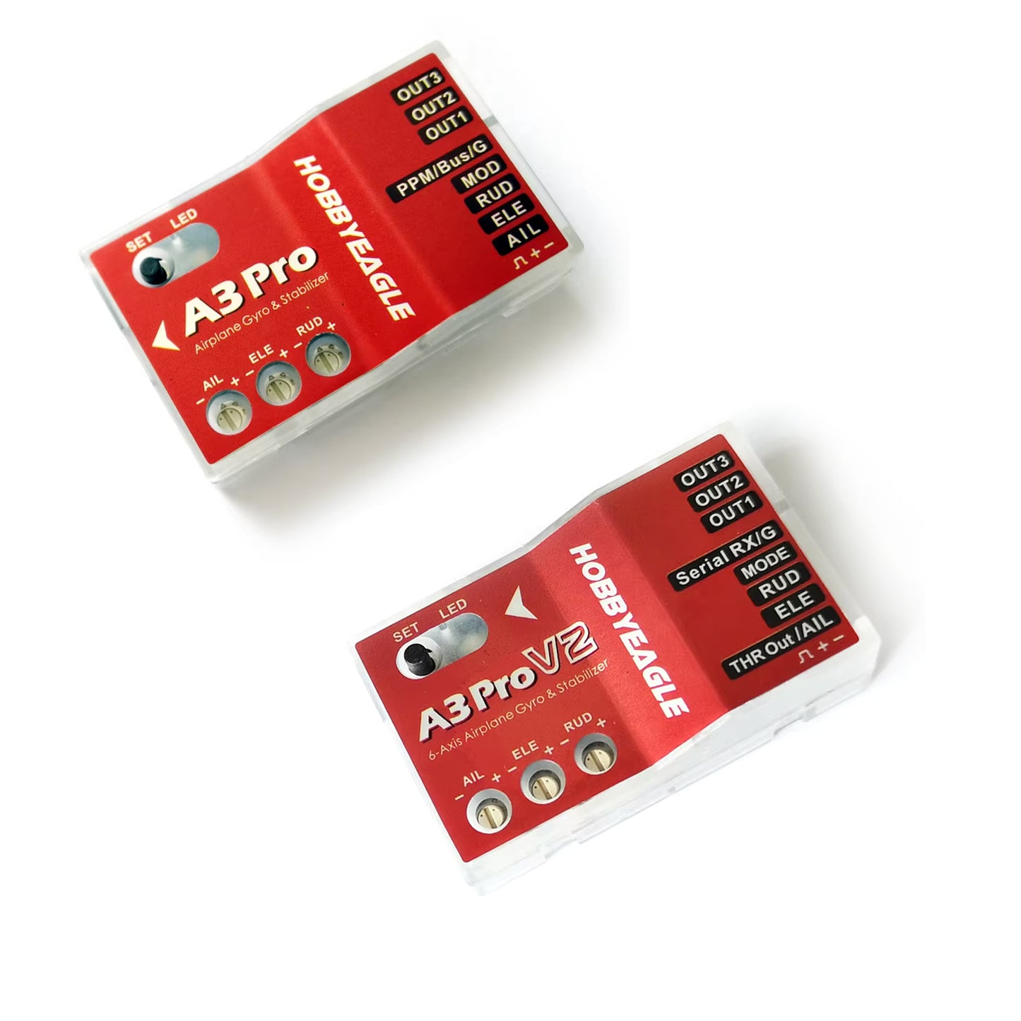 HobbyEagle A3 Pro/A3 Pro V2 Gyro Stabilizer System RC Flight Controller for RC Airplane Fixed-wing Helicopters Parts