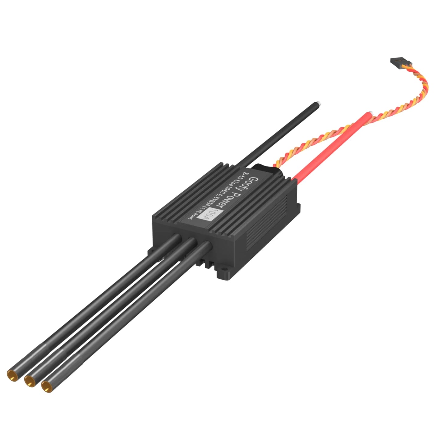 QX-MOTOR brushless speed regulator 100A ESC, high flying power supply with built-in UBEC, suitable for EDF/drone toys/remote control toys