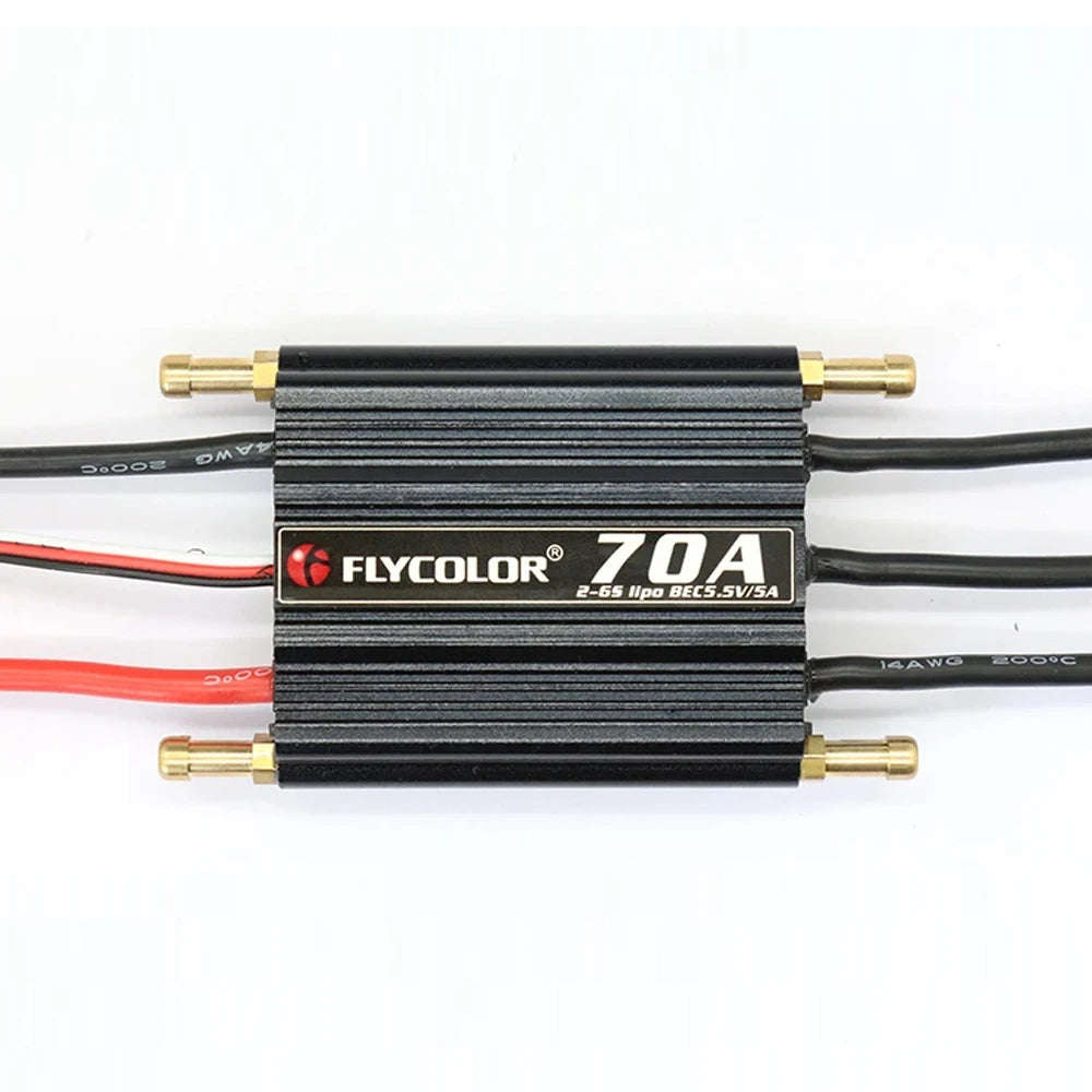 flycolor 50A 70A 90A 120A 150A  Brushless ESC Speed Control Stand 2-6S Lipo BEC 5.5V/5A for RC Boat F21267/71