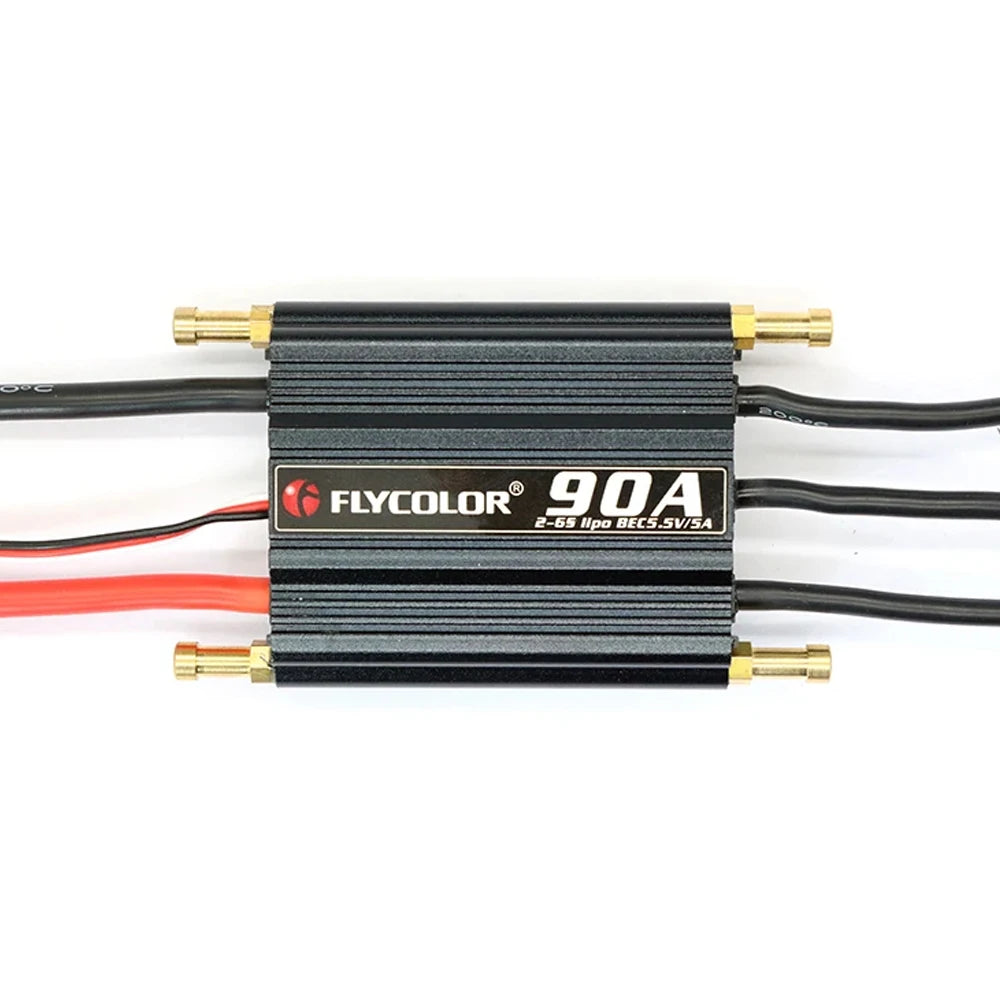 flycolor 50A 70A 90A 120A 150A  Brushless ESC Speed Control Stand 2-6S Lipo BEC 5.5V/5A for RC Boat F21267/71