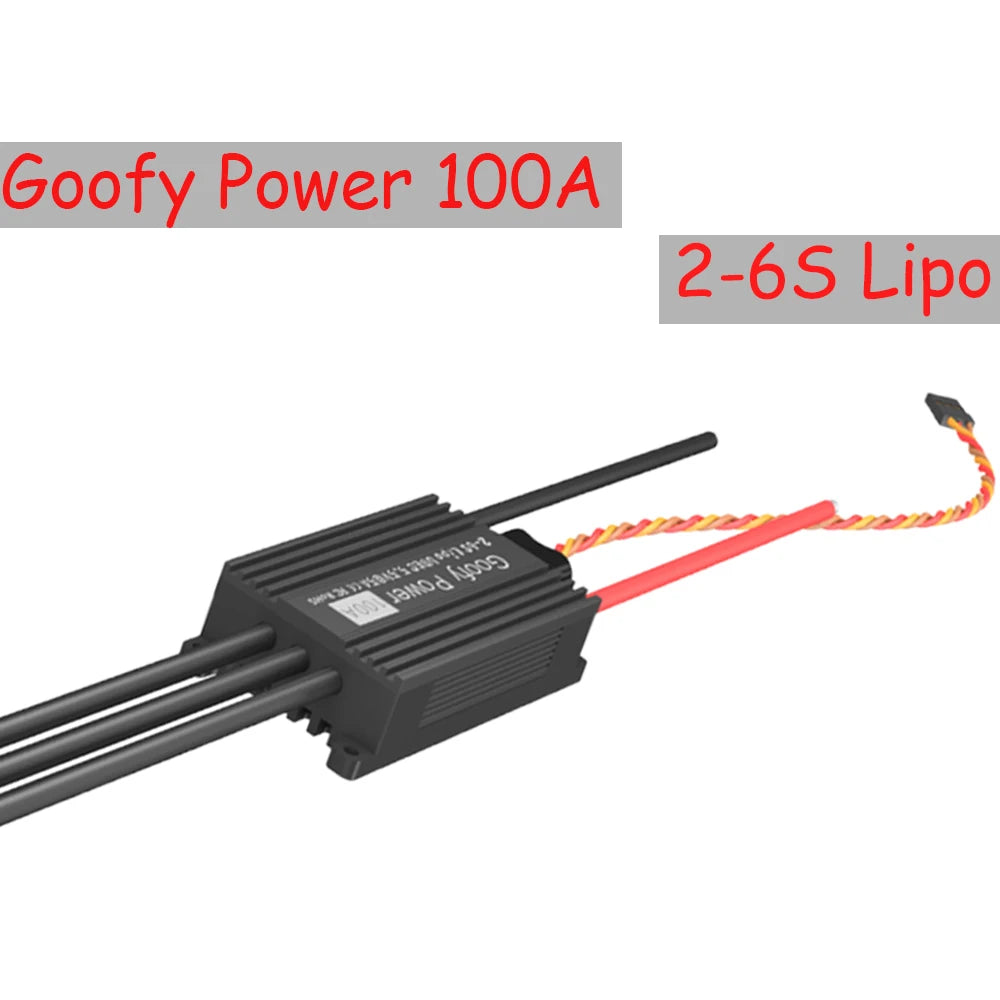 QX-MOTOR High Flying Brushless Speed Controller 100A ESC, with built-in UBEC power supply, suitable for drone toys/remote control toys