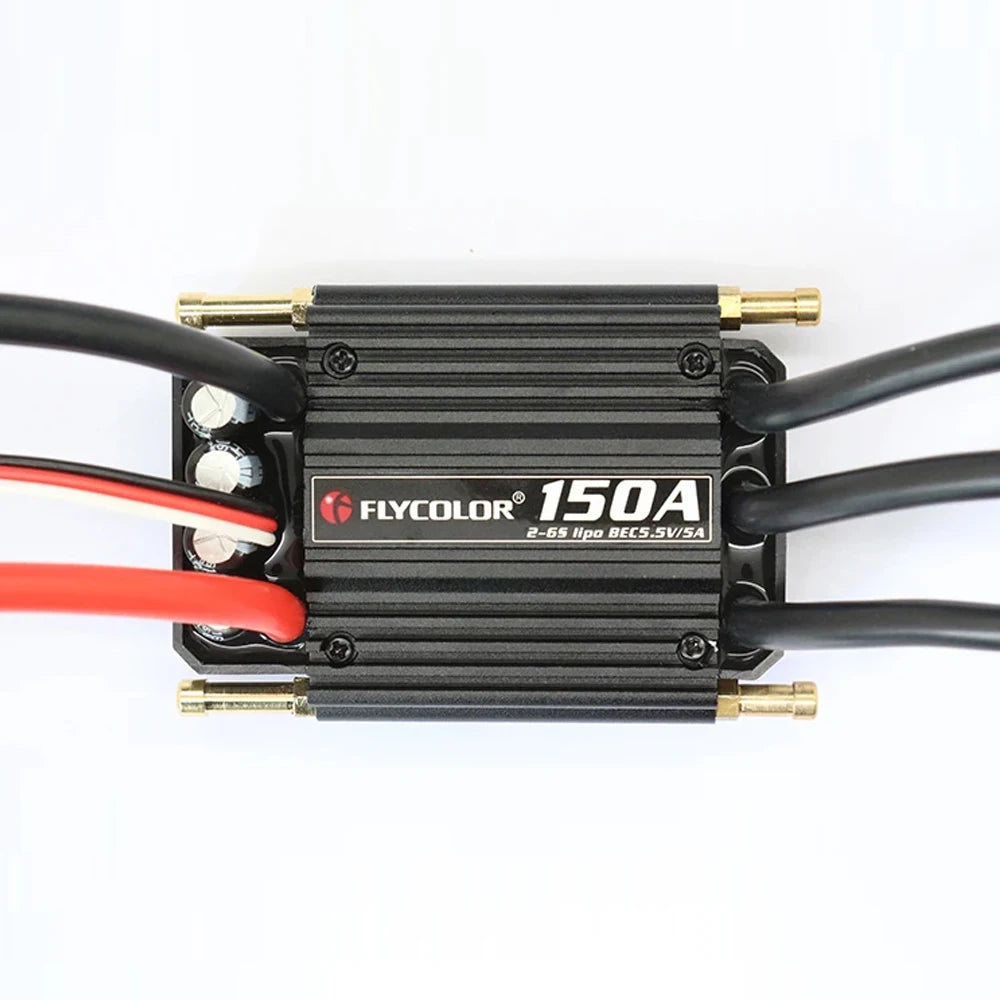 flycolor 50A 70A 90A 120A 150A  Brushless ESC Speed Control Stand 2-6S Lipo BEC 5.5V/5A for RC Boat F21267/71