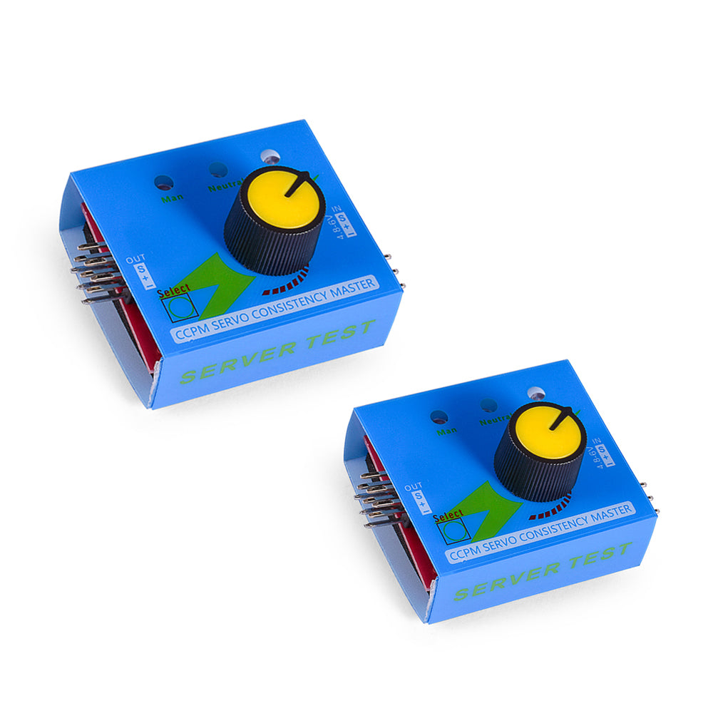 SG90 Servo /CCPM Servo Consistency Master / Servo tester with three level switching and indicator light Electric Tuning Tester For RC Drone Car Boat Airplane Models Parts