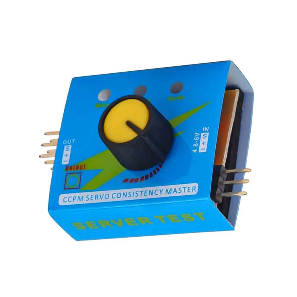 SG90 Servo /CCPM Servo Consistency Master / Servo tester with three level switching and indicator light Electric Tuning Tester For RC Drone Car Boat Airplane Models Parts