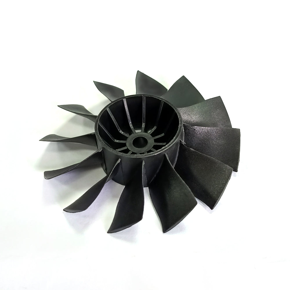 QX-MOTOR 64MM EDF without  Motor 12 Blades Ducted Fan For RC Airplane Model Drone