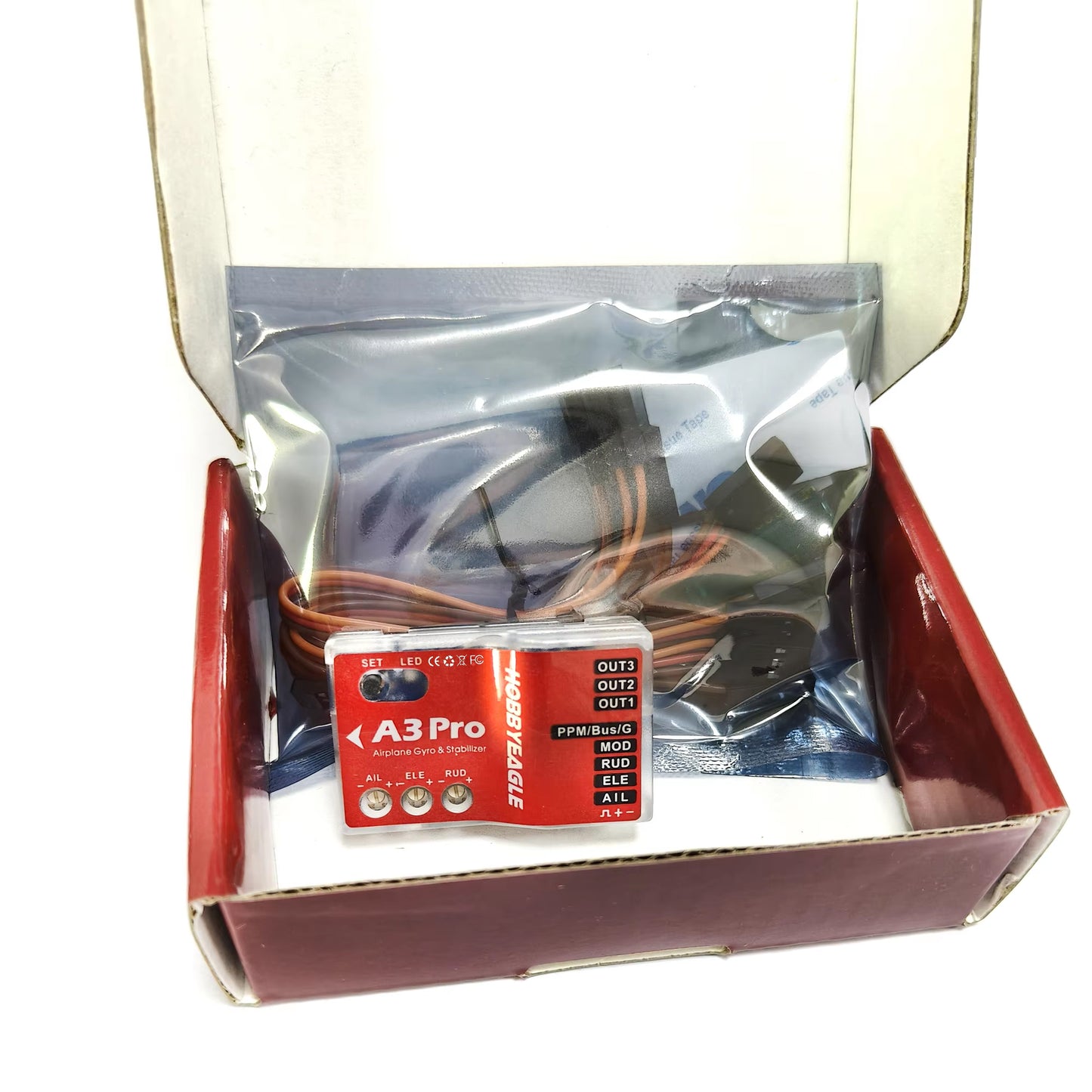 HobbyEagle A3 Pro/A3 Pro V2 Gyro Stabilizer System RC Flight Controller for RC Airplane Fixed-wing Helicopters Parts