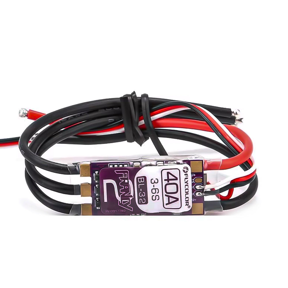 FLYCOLOR Francy 2 Brushless ESC 20A 30A 40A 50A BLHELI-32 BL32 3-6S Speed Controller 5V/3A 12V/2A For RC Plane Airplane