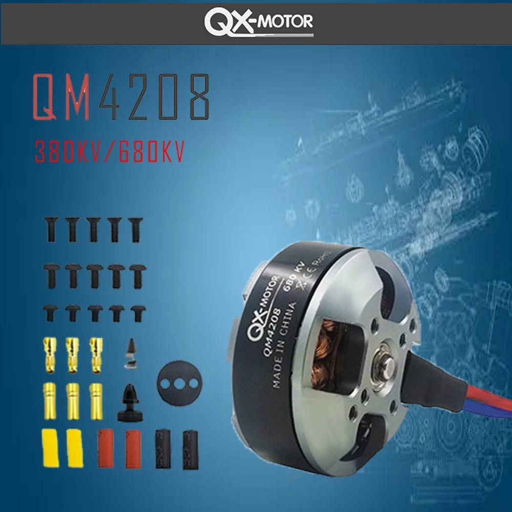 QX-MOTOR QM4208 380KV 680KV CWCCW Brushless Motor Accessories For RC Multirotor Quadcopter Hexa Drone